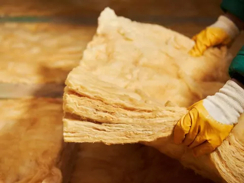 Rękawice do montażu wełny mineralnej