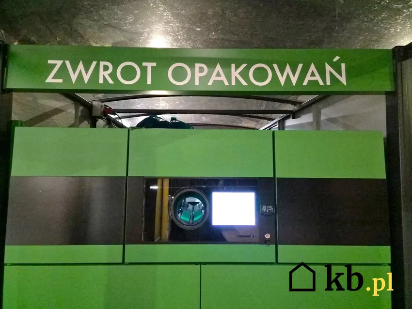 Butelkomat do recyklu butelek i puszek