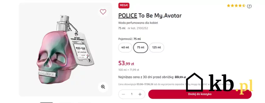 POLICE To Be My.Avatar w obniżonej cenie Rossmann - gazetka