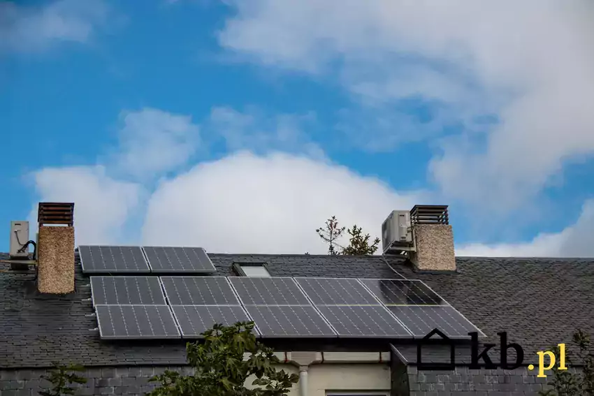 Energia słoneczna na dachu domu