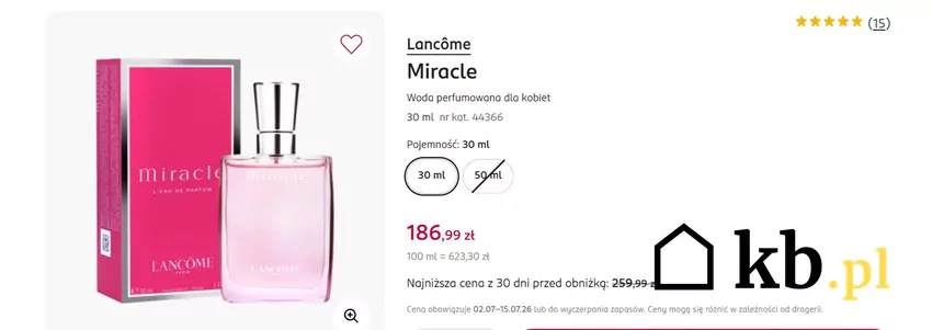 Woda perfumowana dla kobiet w mocno obniżonej cenie Rossmann - gazetka
