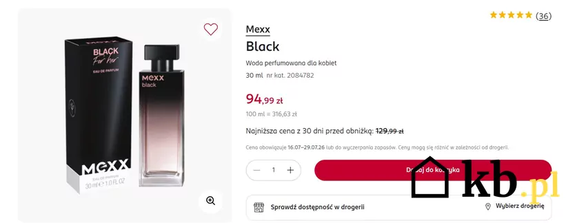 Popularna woda perfumowana dla kobiet teraz za mniej niż 100 zł! Rossmann - gazetka