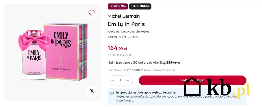 Woda perfumowana dla kobiet w mocno obniżonej cenie Rossmann - gazetka