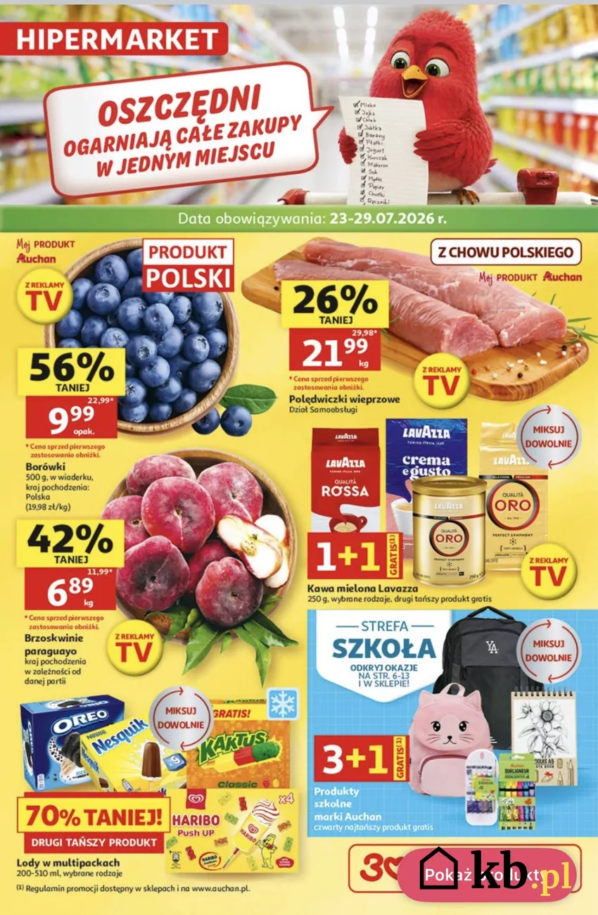 Kawa mielona Lavazza w Auchan za darmo Promocje w Auchan
