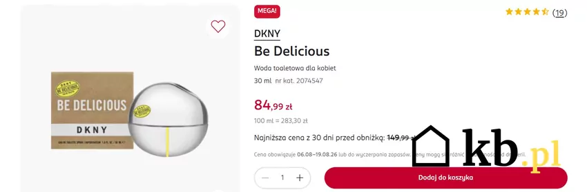 Duża obniżka ceny kultowego zapachu dla kobiet Rossmann - gazetka