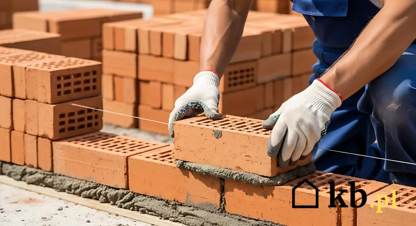 mężczyzna buduje ściany budynku | wygenerowane przez AI