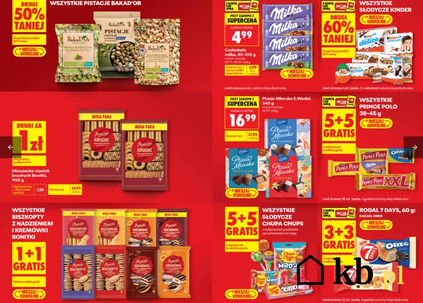 W promocji m.in. kultowe słodycze Biedronka - gazetka