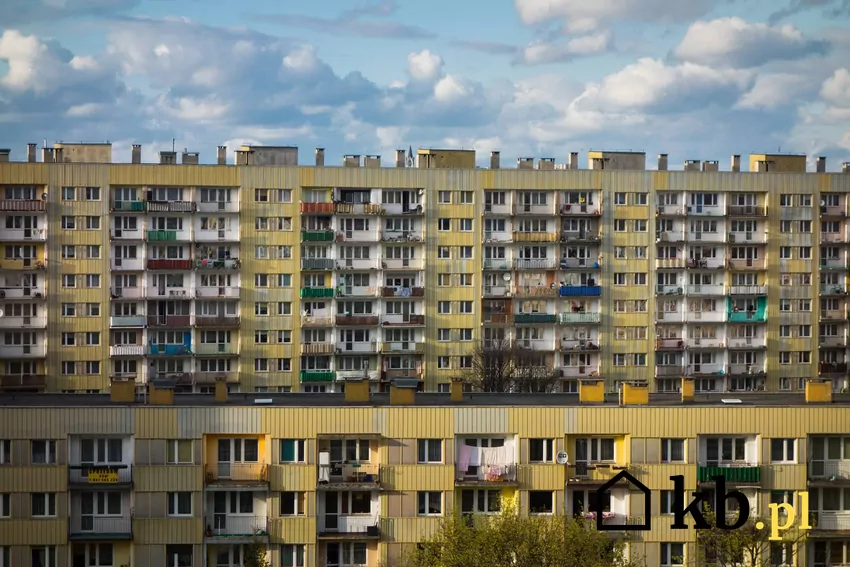 osiedle bloków z wielkiej płyty w Kielcach