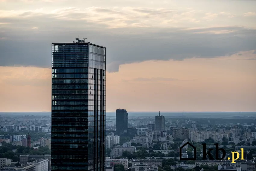 Przy ulicy Twardej mógłby pojawić się kolejny wieżowiec panorama Warszawy, ulica Twarda