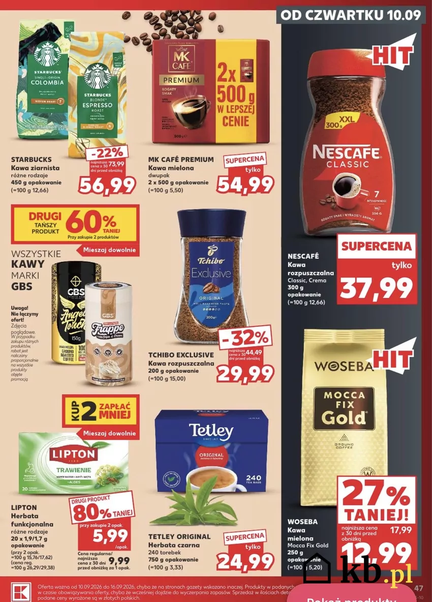 Kawa rozpuszczalna Tchibo Exclusive (200 g) zz rabatem 32% w Kauflandzie Promocje w Kauflandzie