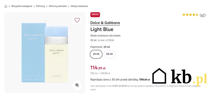 Popularny zapach teraz znacznie taniej niż zwykle Rossmann - gazetka