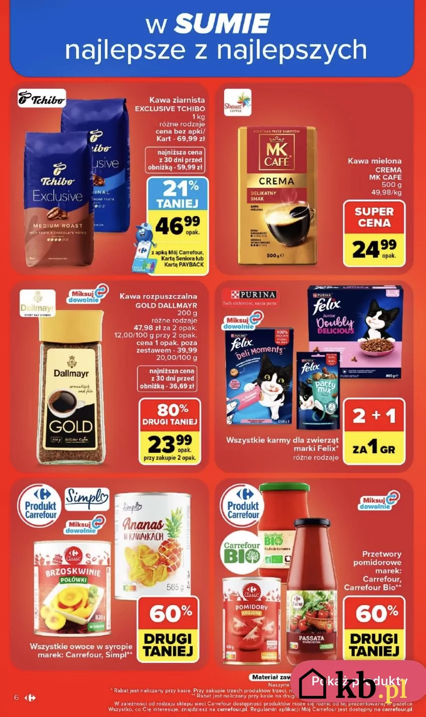 Kawa rozpuszczalna Dallmayr Gold (200 g) - drugie opakowanie 80% taniej Promocje w Carrefour