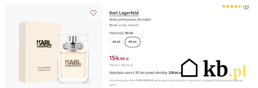 Woda perfumowana dla kobiet w mocno obniżonej cenie Rossmann - gazetka