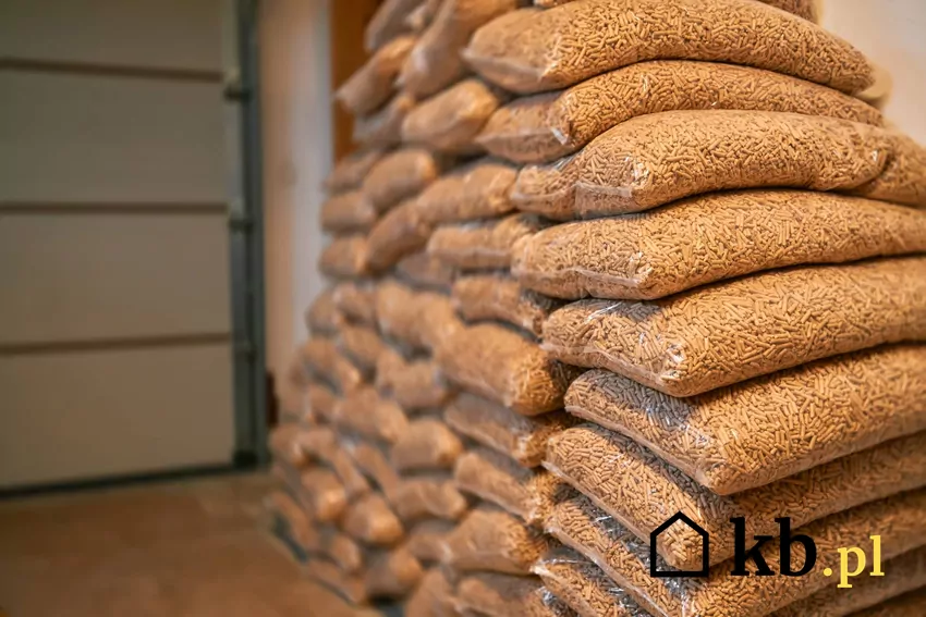 pellet workowany w garażu
