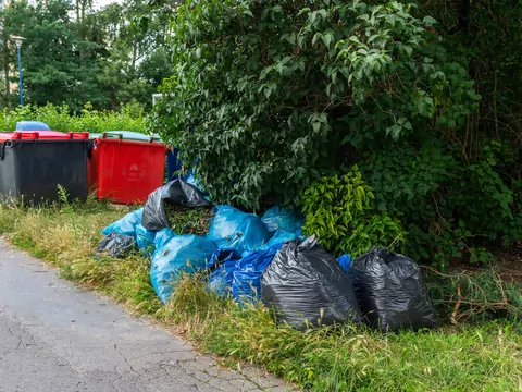 Worki na śmieci z kodami kreskowymi