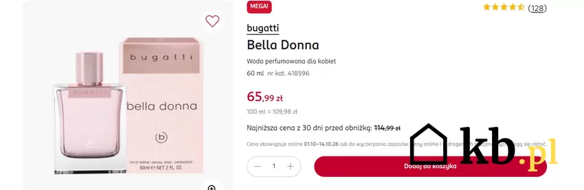 Genialna woda perfumowana dla kobiet za mniej niż 70 zł Rossmann - gazetka