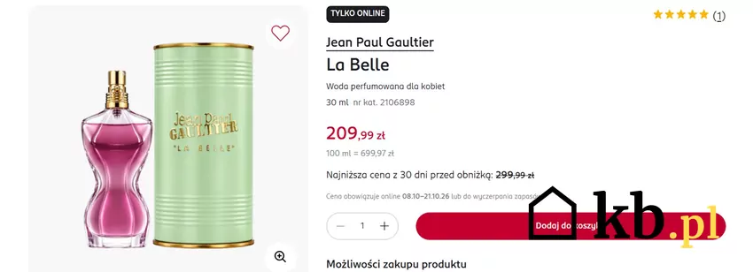 Popularna woda perfumowana w promocyjnej cenie Rossmann - gazetka