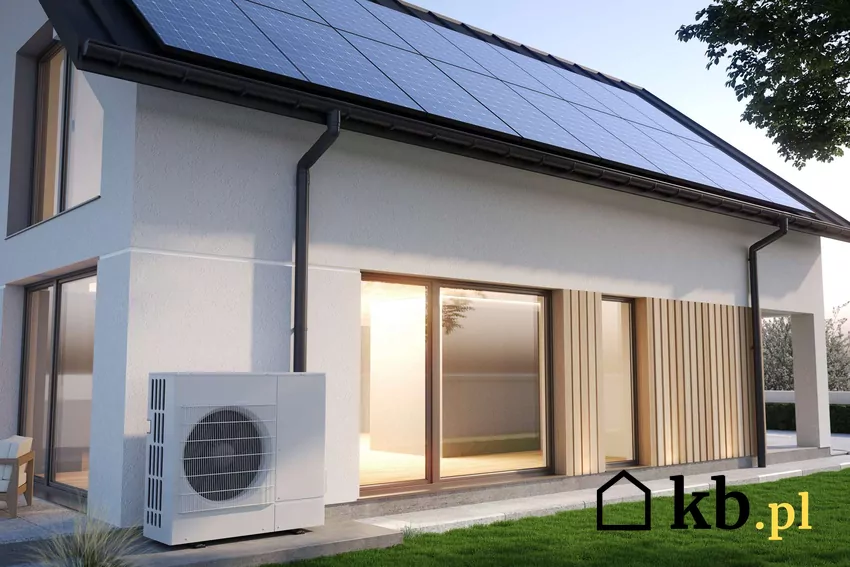Dom z pompą ciepła i fotowoltaiką