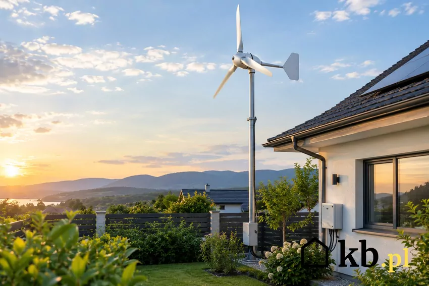 Nie każda przydomowa turbina wiatrowa charakteryzuje się wysoką wydajnością przydomowa turbina wiatrowa | wygenerowane przez AI
