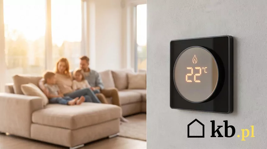 Temperatura w pomieszczeniu powinna zapewniać komfort cieplny i przyjemną atmosferę Salon i pokój dzieci wymagają temperatury ok. 22-24 stopni