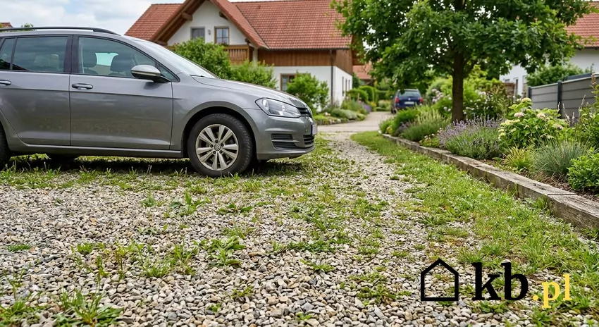 Technologia Schotterrasen pozwala połączyć zieleń z wytrzymałością kruszywa Schotterrasen | wygenerowane przez AI