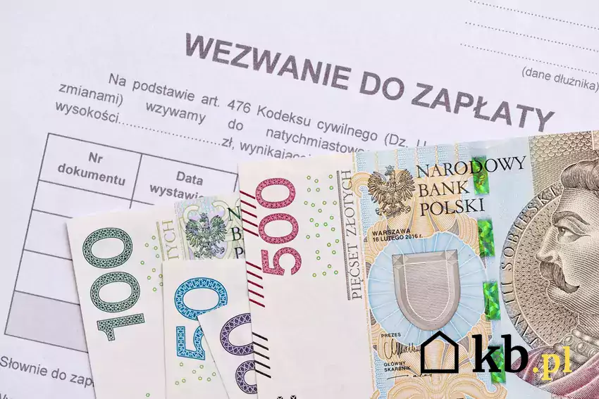 Wezwanie do zapłaty należności na piśmie