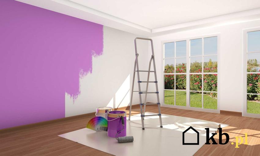 Malowanie pokoju na fioletowo przy pomocy farby satynowej. Farba satynowa do ścian i opinie oraz ceny