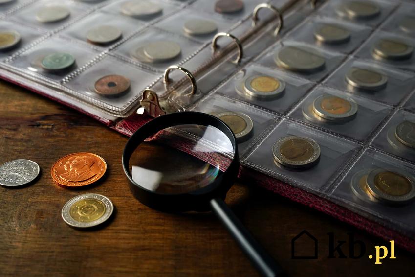 Monety kolekcjonerskie w klaserze, a także cennik monet kolekcjonerskich i ile mogą kosztować monety