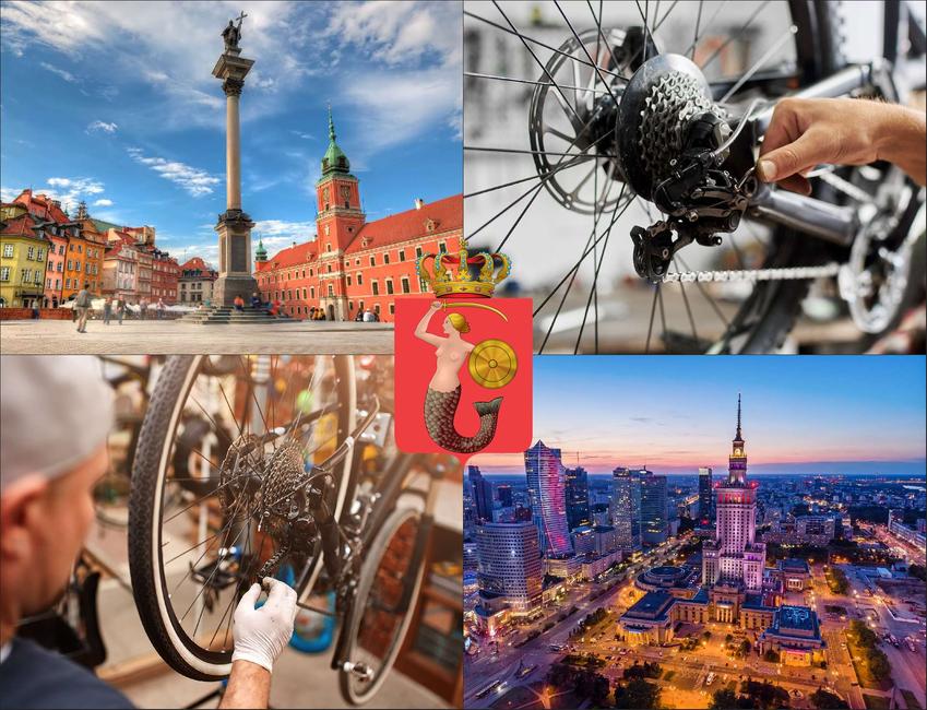 Warszawa - cennik serwisów rowerowych - sprawdź lokalne ceny naprawy rowerów