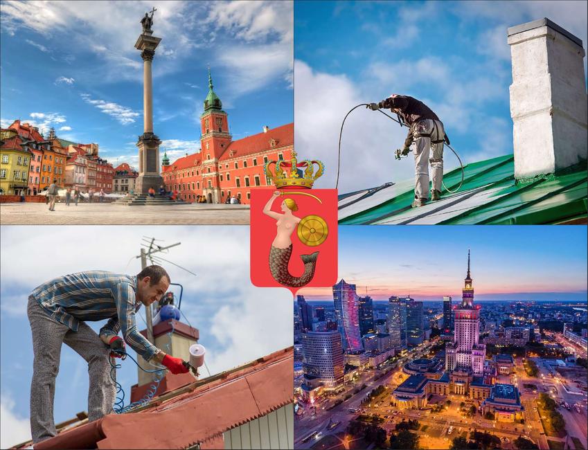Warszawa - cennik malowania dachów - zobacz lokalne ceny